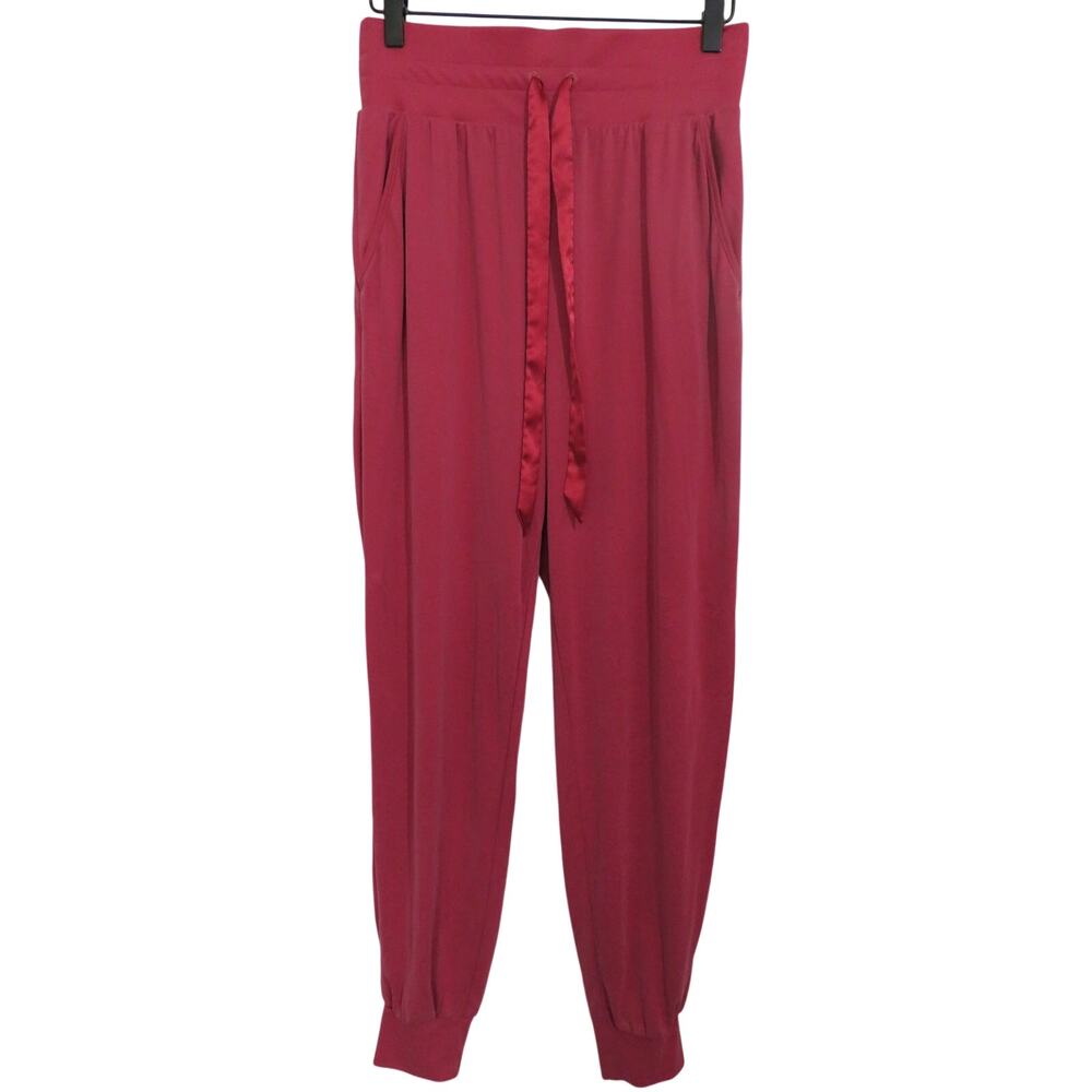 Victoria's Secret Women Sz S Pink Ribbed Jogger Pants Pink Lounge Sweatpants